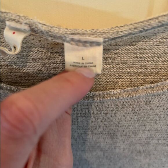 Anthropologie Moth Large Long Sleeve Thin Sweater Dress with Crossback detail - Picture 4 of 6